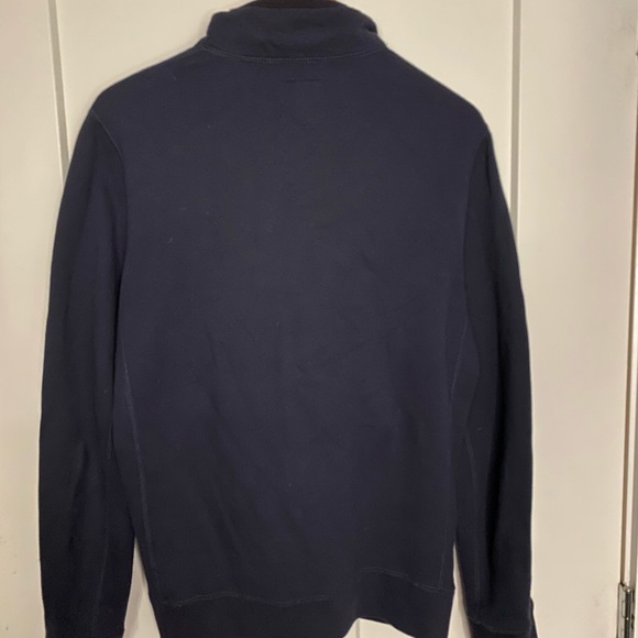 Abercrombie & Fitch 1/4 Zip Sweater, Navy, Small - Picture 4 of 7